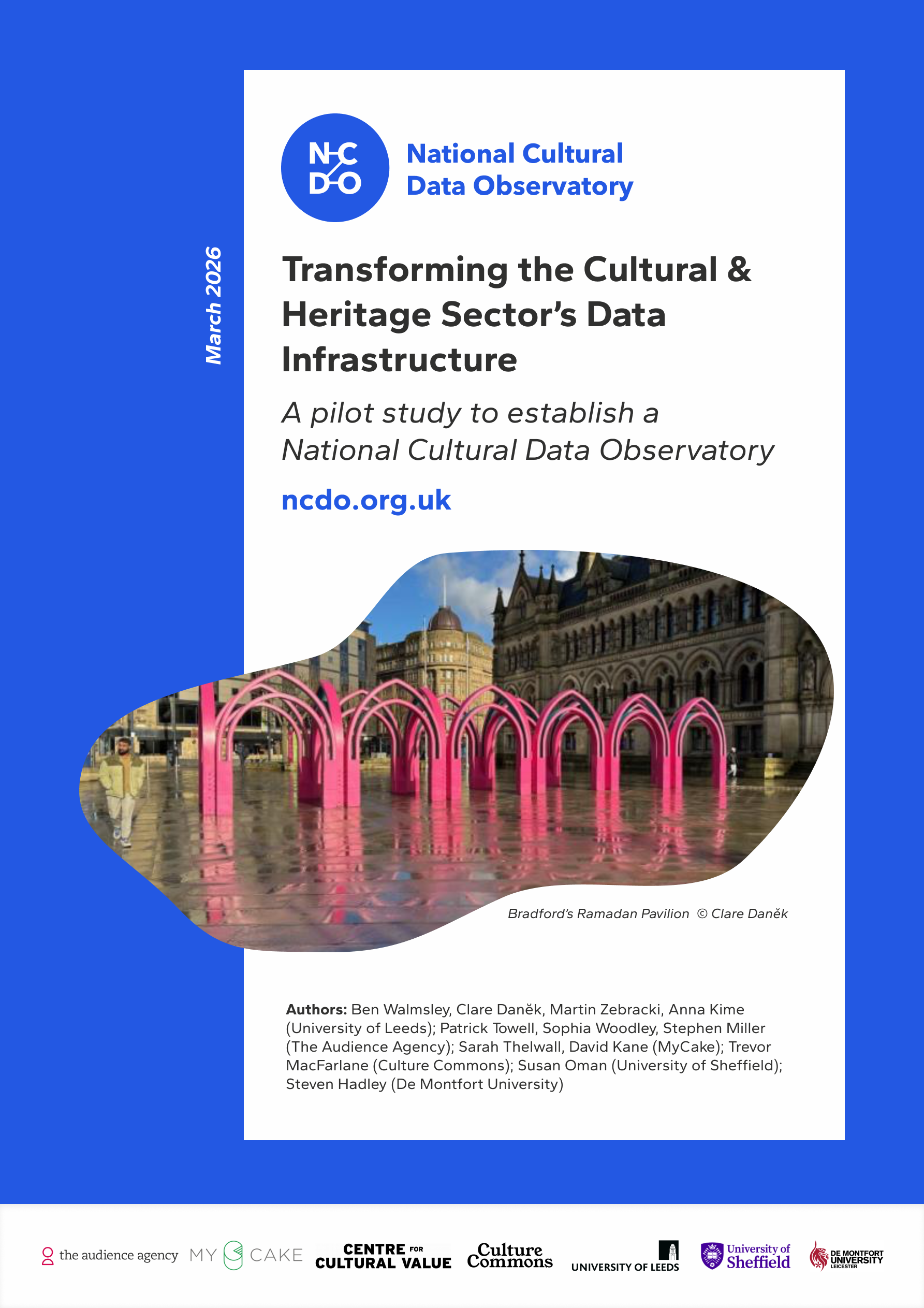 Transforming the Cultural & Heritage Sector's Data Infrastructure report cover